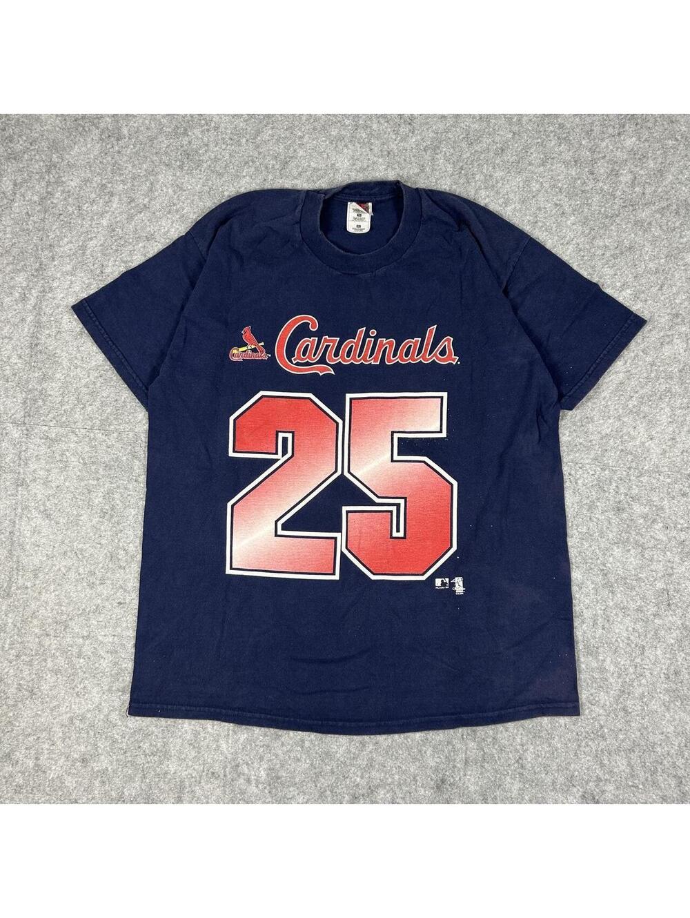 90s St Louis Cardinals Mark McGwire T-Shirt Size XL